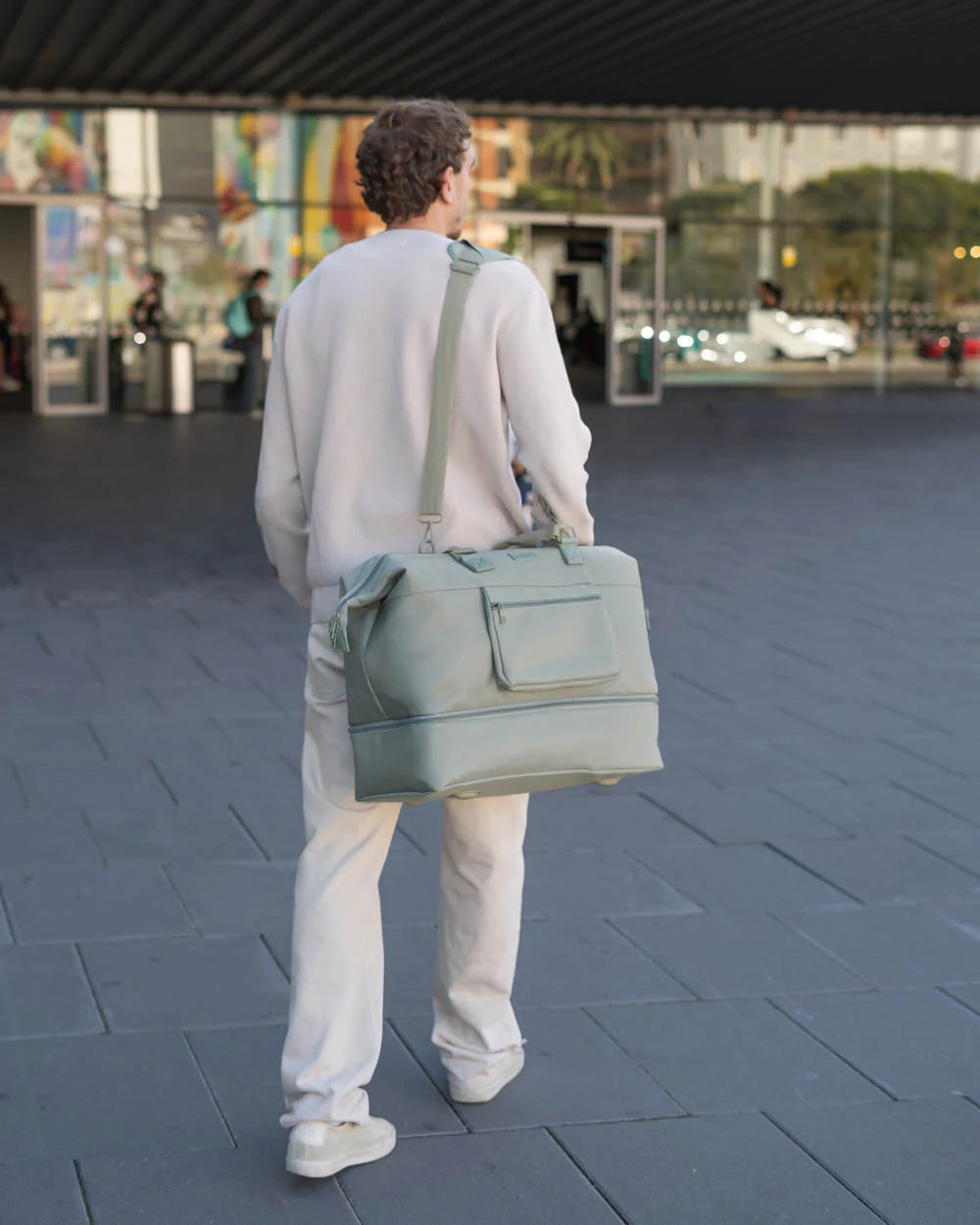 Kelioninis krepšys su batų vieta