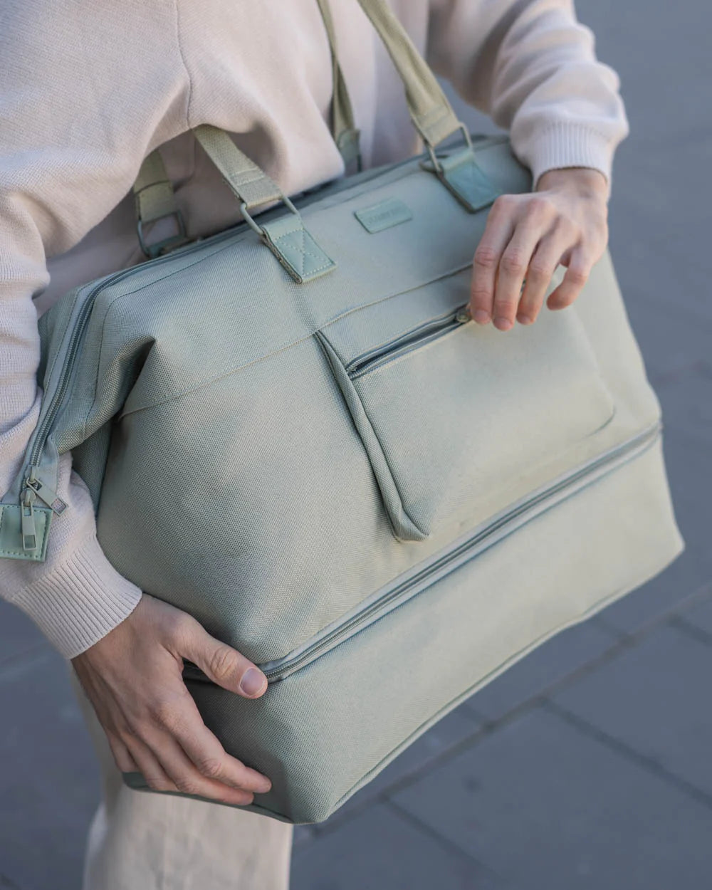 Kelioninis krepšys su batų vieta