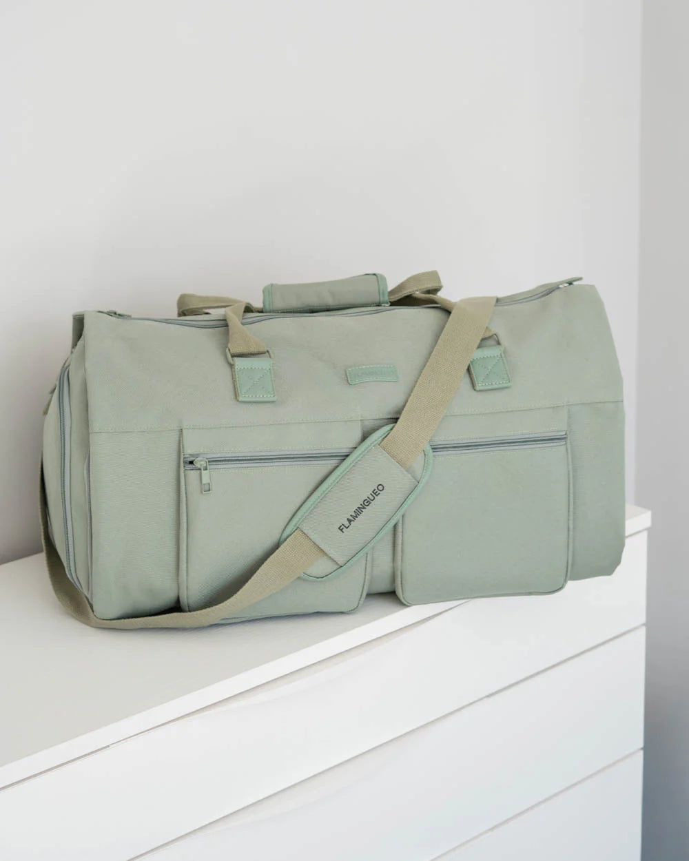 Khaki kelioninis krepšys