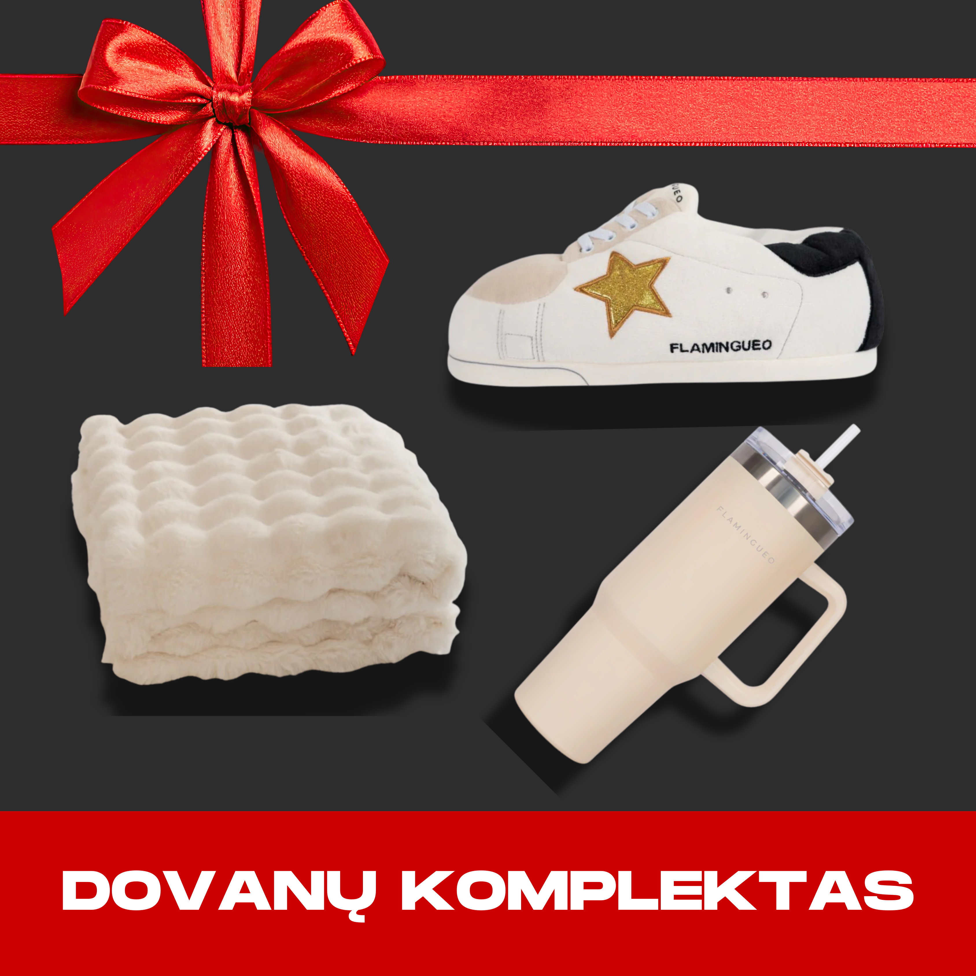 Smėlio gertuvė + šlepetės su žvaigžde + baltas pledas