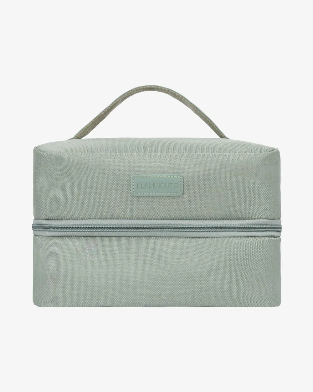 Kelioninė kosmetinė su kabliuku - žalia