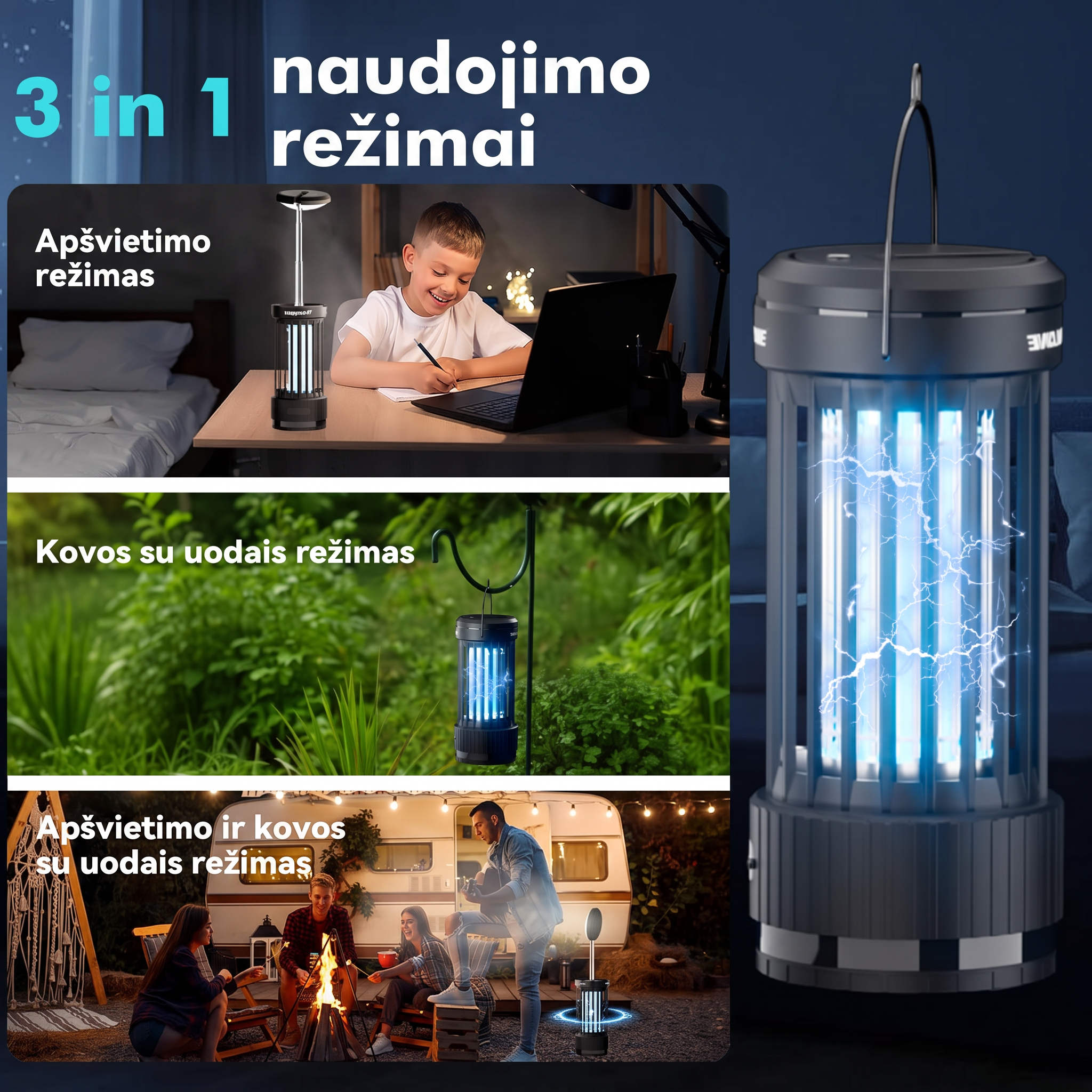 Elektrinis belaidis vabzdžių naikintuvas