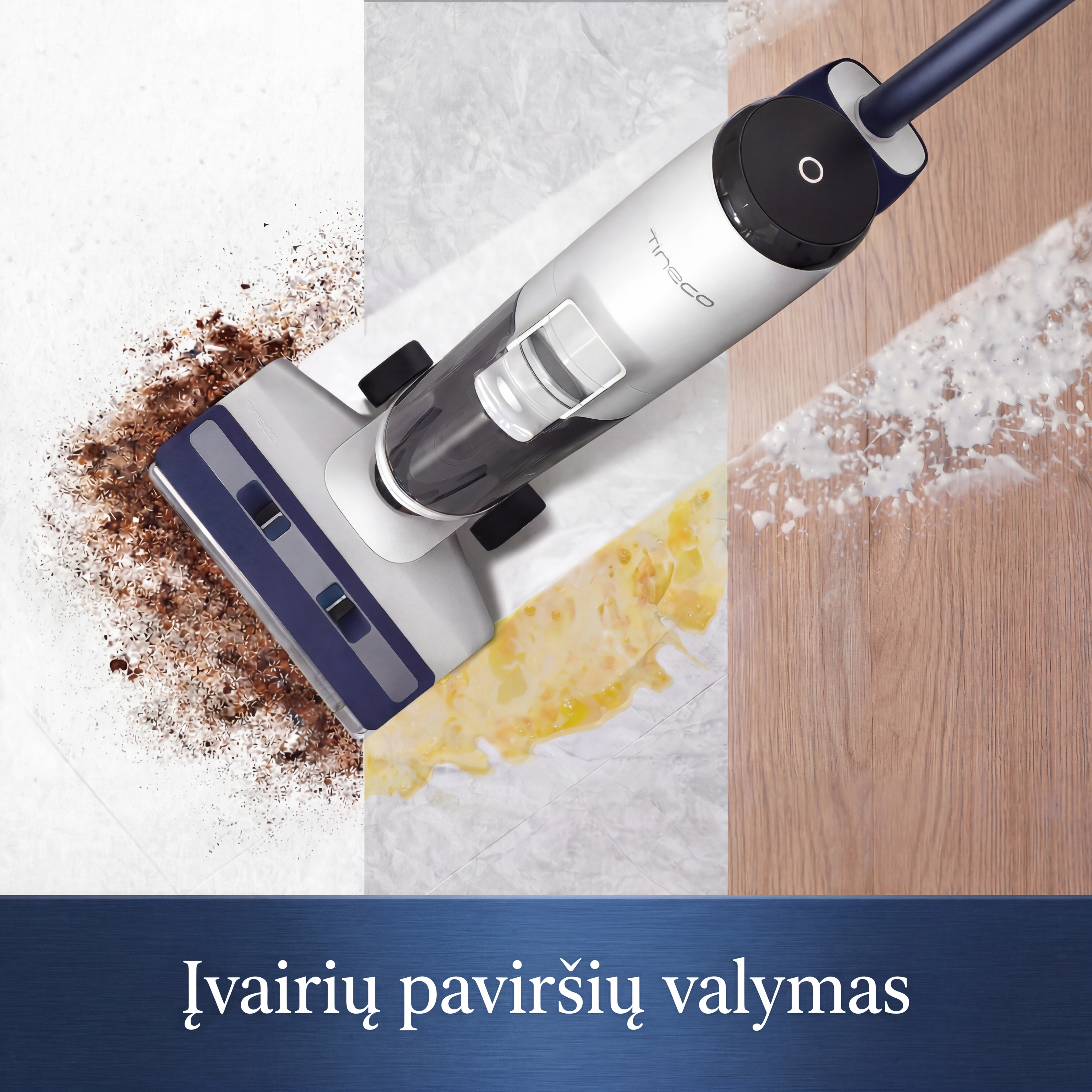 Tineco iFloor 5 - šlapiai ir sausai siurbiantis siurblys