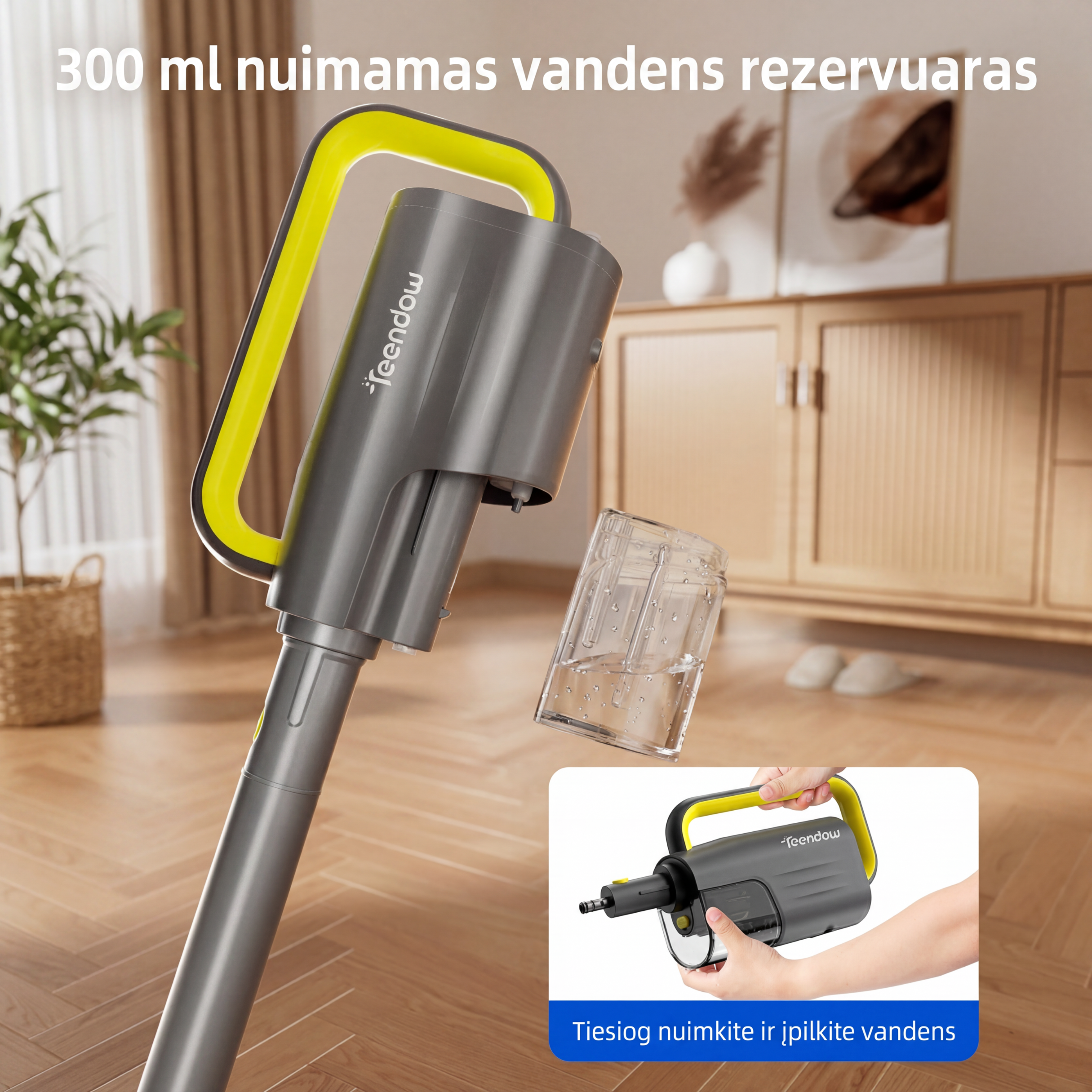 Garinė šluota 6 in 1 – profesionalus galingumas 1300 W
