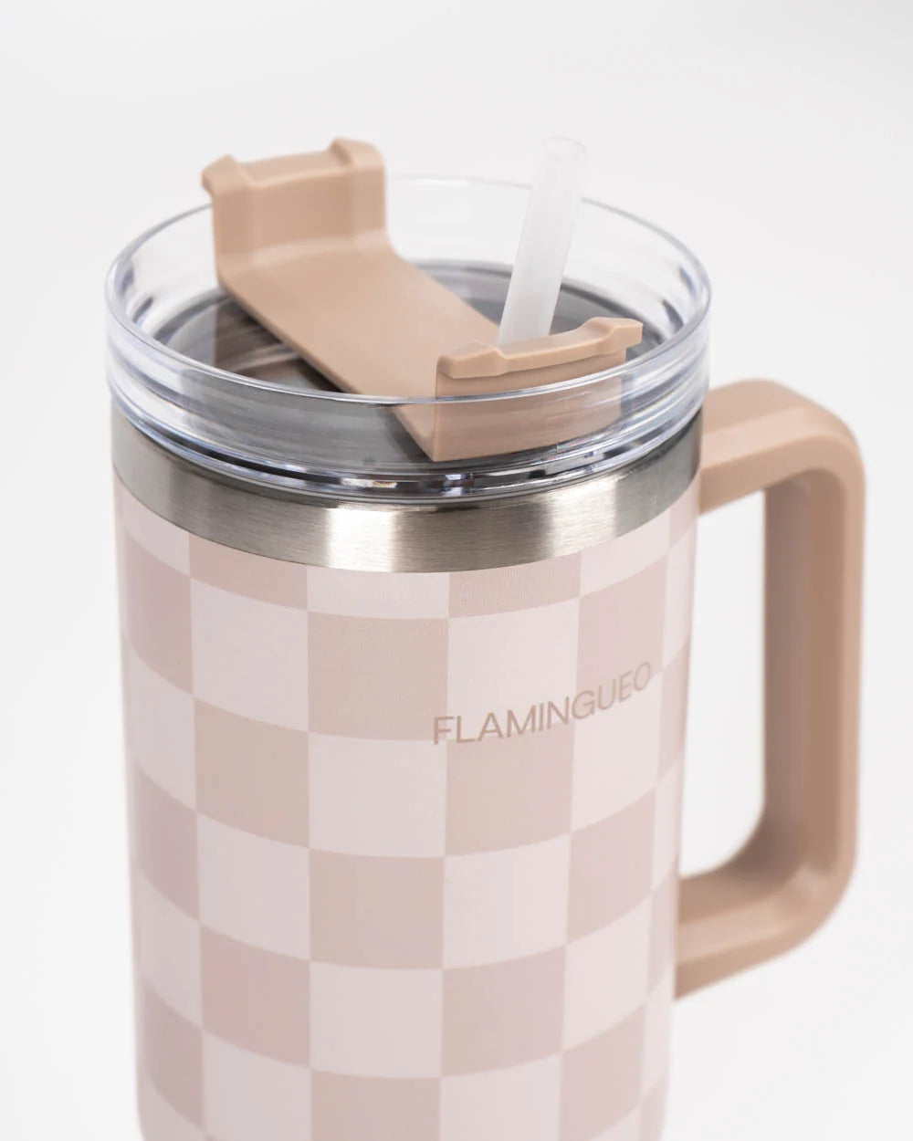 Stilinga rusva termo gertuvė su languotu raštu - išlaiko temperatūrą 24h
