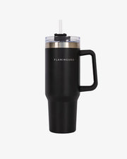 FLAMINGUEO Juodos spalvos termo gertuvė