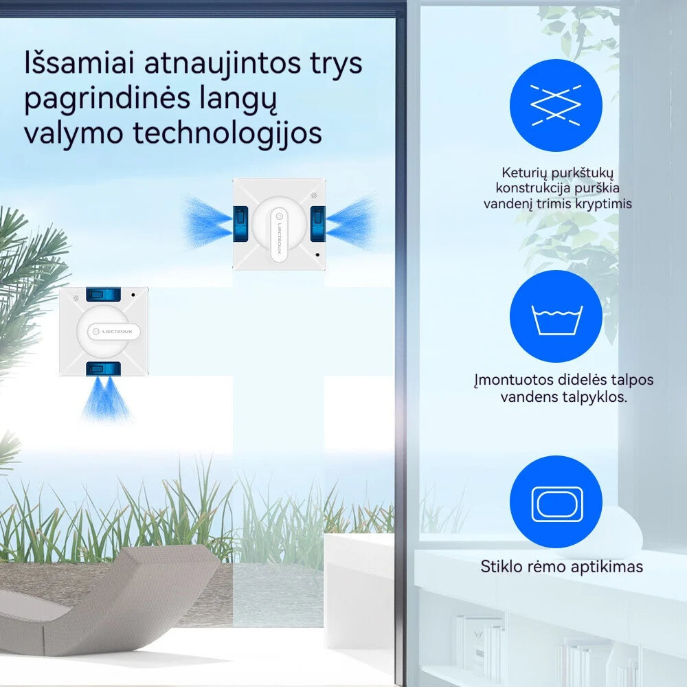Liectroux Smart 5 langų valymo robotas 100 ml