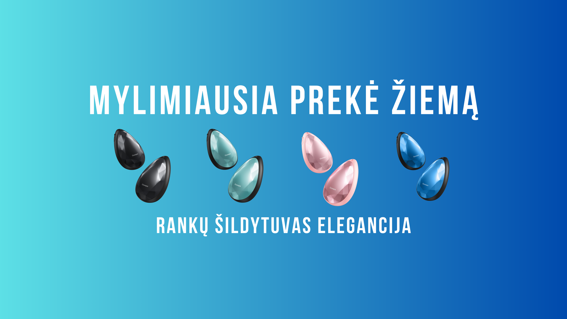 Kompaktiškas rankų šildytuvas darbui ir laisvalaikiui