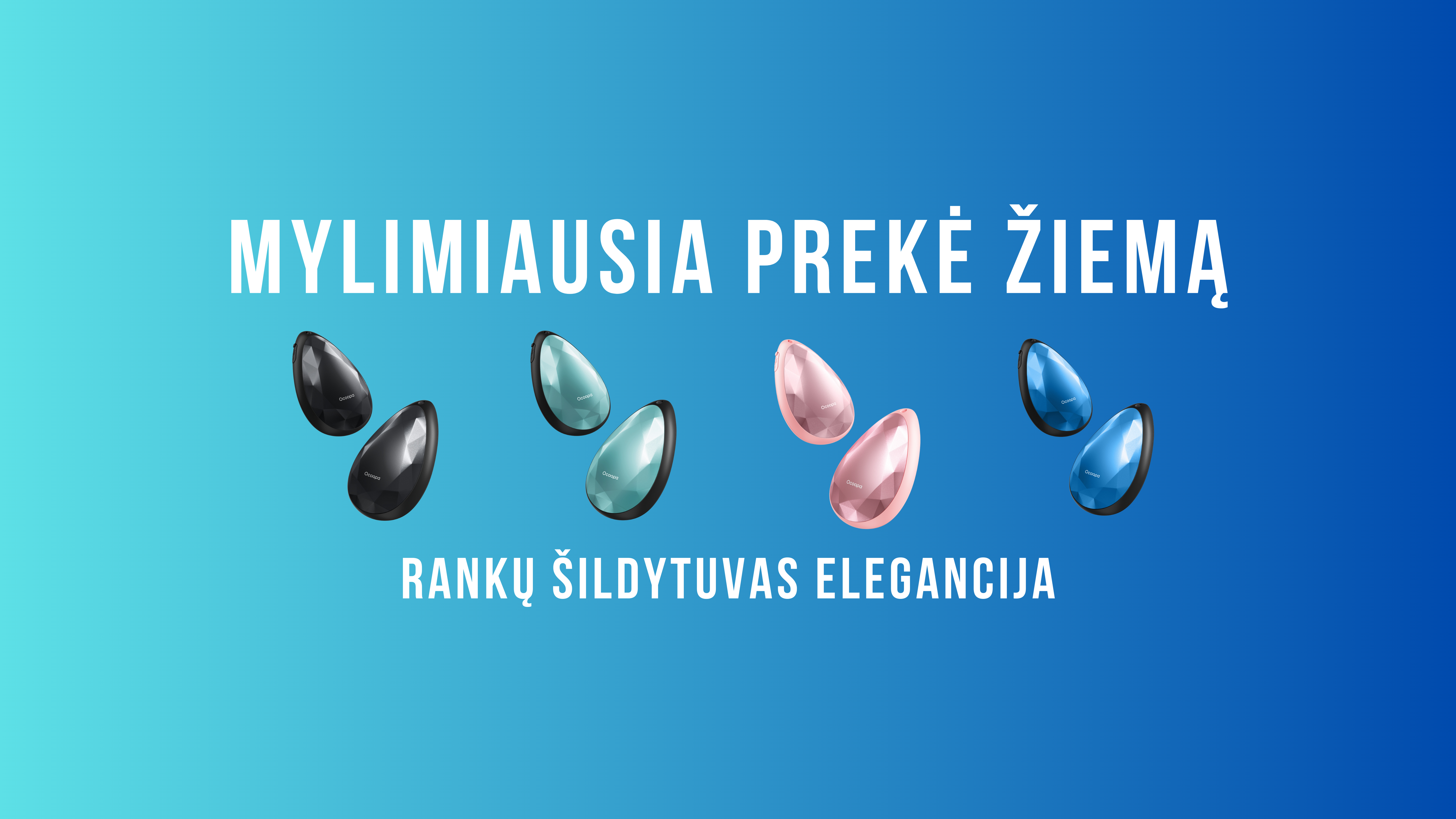 Kompaktiškas rankų šildytuvas darbui ir laisvalaikiui