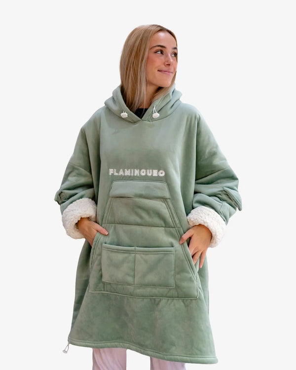 Žalias pledas-džemperis